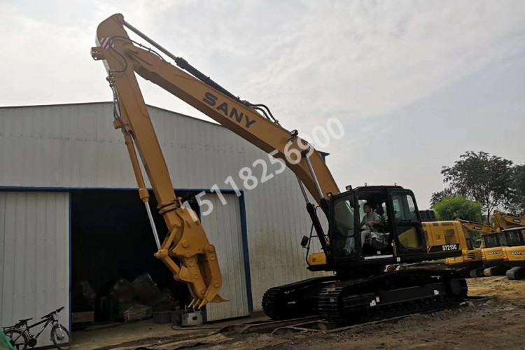 天津三一215抓钢机